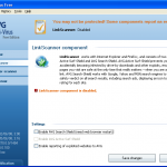 AVG LinkScanner disabled